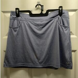Callaway Women's Size XL Blue Pull-On Athleisure Golf Tennis Athletic Skort